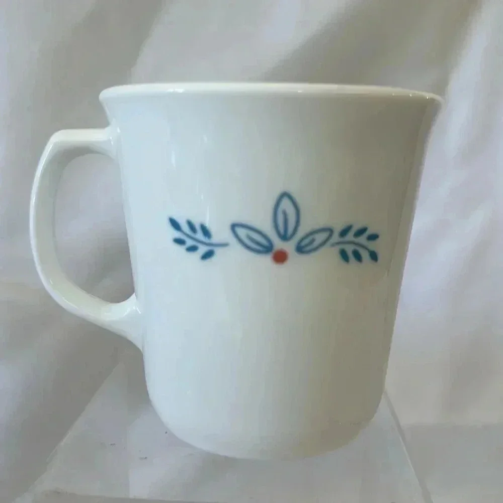 Corelle Subtle Blue / Winter Frost Cups Mugs - Set of 3